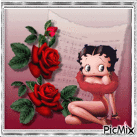 Betty Boop- Sensual анимированный гифка