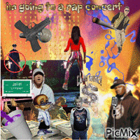 rap concert - Besplatni animirani GIF