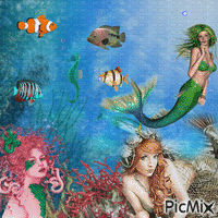 SOUS L'OCEAN - Free animated GIF