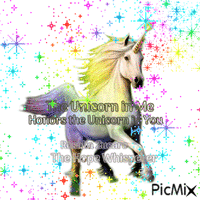 The Unicorn in Me honors Unicorn in You アニメーションGIF