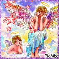 Anioły - Darmowy animowany GIF
