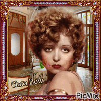 Stummfilmschauspielerin... Clara Bow - Gratis geanimeerde GIF