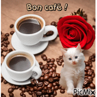 Bon café animovaný GIF