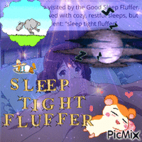 sleep tight fluffer animovaný GIF