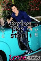Carlos popstar - Бесплатный анимированный гифка