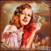 Rita Hayworth GIF animé