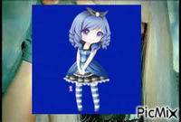 Mangas bleu - Ücretsiz animasyonlu GIF