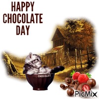 Happy Chocolate Day animasyonlu GIF