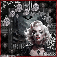 ♦#♦Gothic Marilyn Monroe♦#♦ - Free animated GIF