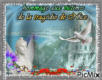 Hommage aux victimes de Nice - Бесплатни анимирани ГИФ