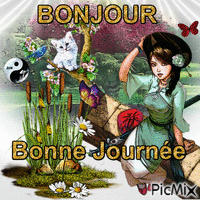 BonJour - Бесплатный анимированный гифка