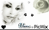 Blanc - Bezmaksas animēts GIF