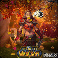 World of Warcraft - Blood Elf - 免费动画 GIF