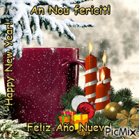 Feliz Año Nuevo!w4 - GIF เคลื่อนไหวฟรี