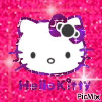 Hello kity - GIF animé gratuit