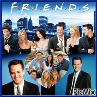 Friends ( Hommage à Matthew Perry )...concours - gratis png