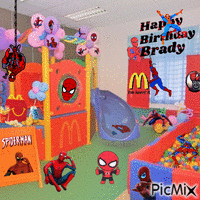 Happy Birthday Brady Nana's Spiderman