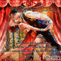 Leonid Artemov art tango dance - Bezmaksas animēts GIF