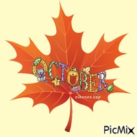 October.! GIF animata