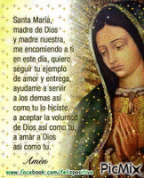 Virgen de Guadalupe - GIF animé gratuit