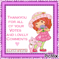 Thank you for all yours vote and lovely comments