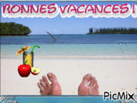 vacances - Bezmaksas animēts GIF