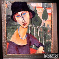 Painting Modigliani