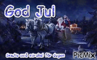 God Jul - GIF animé gratuit