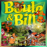 Boule & Bill - Animovaný GIF zadarmo
