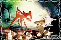 Bambi animasyonlu GIF