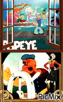 Popeye&Olivia анимиран GIF