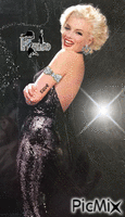 MARYLIN IN BLACK Animiertes GIF