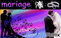 mariage - GIF animado grátis