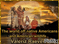 The world off native Americans - Бесплатный анимированный гифка