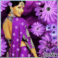 Indian Beauty animēts GIF