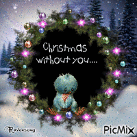 Christmas without you GIF animata