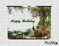 Happy Birthday a - GIF animasi gratis