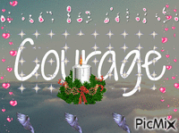 courage - GIF animasi gratis
