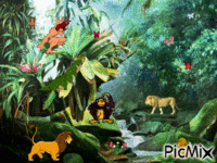 La jungle κινούμενο GIF