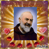 Padre Pio - GIF animado gratis