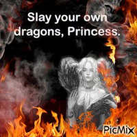 Slay your own dragons - GIF animé gratuit