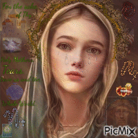 Tears of our Sorrowful Mother. Animated GIF