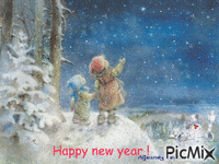 Happy New Year~~ - GIF animé gratuit