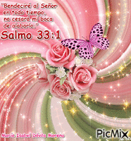 Salmo 33:1 - GIF animado grátis