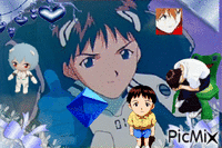 Thumbs Up Shinji! GIF animé
