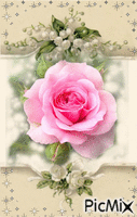 roses et muguets - Бесплатный анимированный гифка