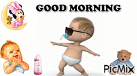GOOD MORNING - Ingyenes animált GIF