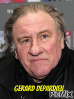 Gérard Depardieu - GIF animé gratuit
