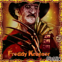 Freddy Kruger - Nemokamas animacinis gif