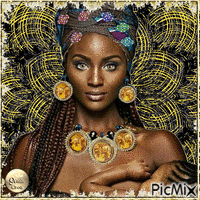 African mother - Δωρεάν κινούμενο GIF